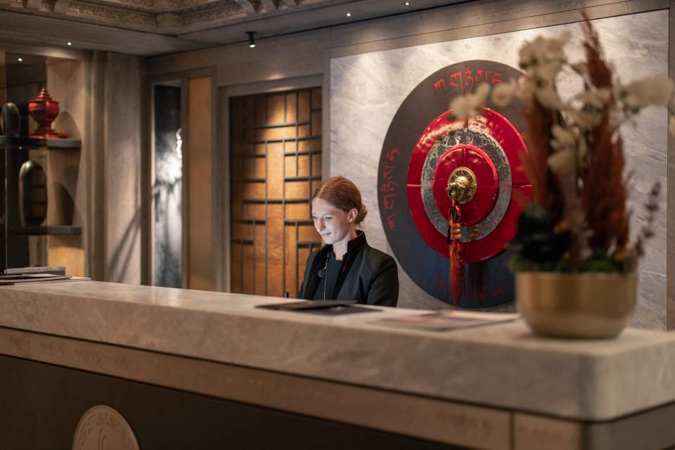Lobby de l'hôtel 5 étoile K2 Chogori 