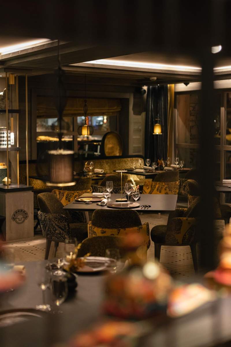 Restaurant péruvien l'Altiplano au K2 Chogori hôtel de luxe à Val d'Isère
